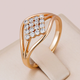 Elegant Ring with Zirconia Inlay