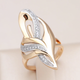 Elegant Gold Ring with Points