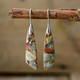 Unique Natural Stone Earrings