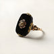 Vintage Black Stone Ring