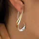 Vintage Dangling Golden Earrings