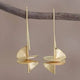 Vintage Golden Scales Earrings