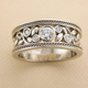 Charm - Silver & Zirconia Ring