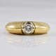 Vintage Zirconia Gold Ring