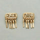 Vintage Golden Dangling Earrings