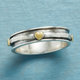 Vintage Gold and Silver Heart Ring