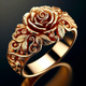 Floral Golden Ring