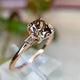Vintage Crystal & Zirconia Golden Ring