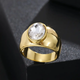 White Diamond Vintage Gold Ring