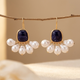 Vintage French Pearl Drop Earrings