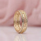 Shiny Hollow Gold Ring