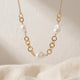 Classic Pearl Metal Pendant Necklace