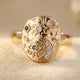 Vintage Round Sun Ring