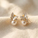 French Minimalist Glass Stud Earrings