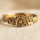 Vintage Floral Leaf Ring