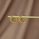 Luna Gold Twist Earrings