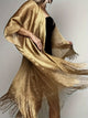 Twilight Metallic Fringe Shawl