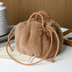 Pomme Plush Crossbody Bag