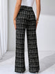 Olivia Tweed Plaid Flare Pant
