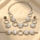 Bohemian Vintage Geometric Round Necklace And Bracelet Set Jewelry Set