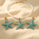Summer Multicolor Enamel Necklace Earrings Set Jewelry Set