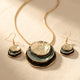 Bohemian Round Alloy Enamel Jewelry Set
