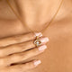 Infinity Halo Necklace
