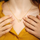 Double Circle Necklace