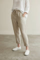 Hose reine Baumwolle einfarbig