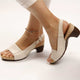Damen Sandalen Mit Absatz Ergonomische Passform