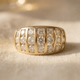 Vintage Wide Zirconia Ring