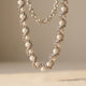 Elegant Pearl Chain Necklace