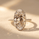 Classic Solitaire Four Prong Cubic Zirconia Ring