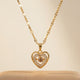 Crystal Heart Pendant Necklace