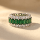 Bohemian Green Cubic Zirconia Alloy Ring