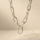 Boho Chunky Iron Chain Link Necklace