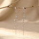 Elegant Tail Design Cubic Zirconia Earrings