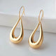 Vintage Golden Waterdrop Hollow Earrings